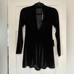 Express Romper, XS, Black